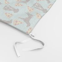 german shorthaired pointer pizza fabric pointer dog design 