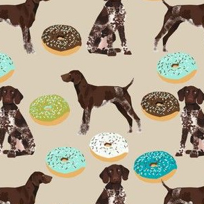 german shorthaired pointer donuts fabric cute donuts and dog design best dogs fabric