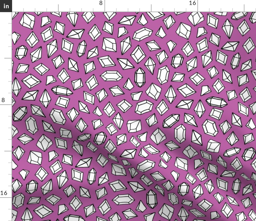 crystals // gemstones fabric gem purple pastel fabrics andrea lauren design gems