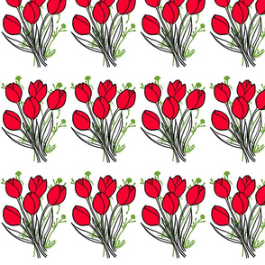 red tulips