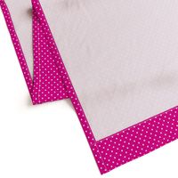 Polka Dot - White on Pink