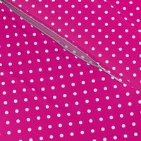 Polka Dot - White on Pink