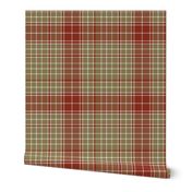 Major James Fraser tartan, c. 1730, 10" weathered