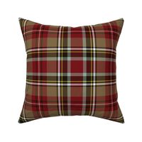 Stewart / Stuart tartan #1, 10" weathered