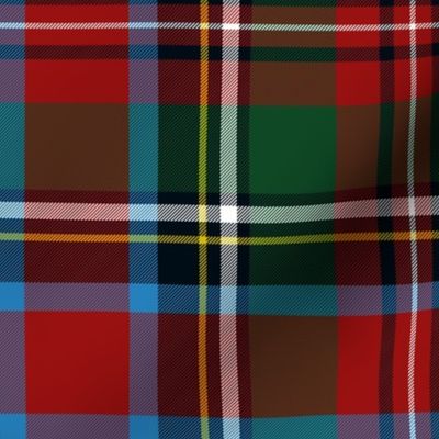 Stewart / Stuart tartan #1, 12"