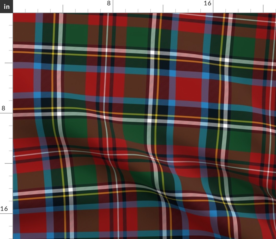 Stewart / Stuart tartan #1, 12"