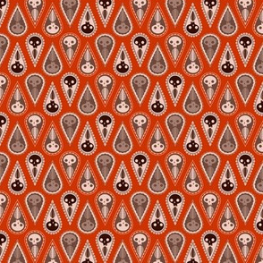 Geometric Ghosts (small) - red