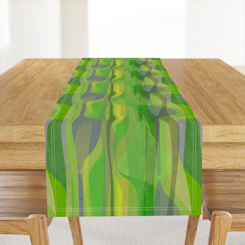 Midcentury Plateau in lime - vertical