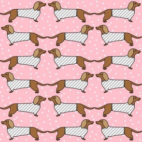 dachshunds // stripes sweater dog fabrics dog design doxies fabric andrea lauren design