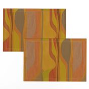 Midcentury plateau-orange-mustard