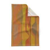 Midcentury plateau-orange-mustard