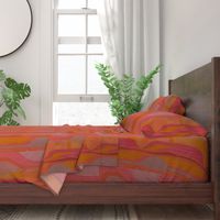 Midcentury-plateau-orange-pink