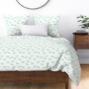 deer // mint fabric deer design mint fabric nursery design simple deer design