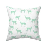 deer // mint fabric deer design mint fabric nursery design simple deer design