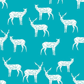 deer // turquoise deer fabric andrea lauren fabric girls deer fabric