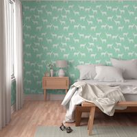 deer // mint baby nursery fabric andrea lauren design mint deer design