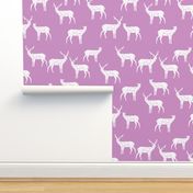 deer //  light purple fabric andrea lauren nursery pastel fabric andrea lauren