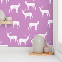 deer //  light purple fabric andrea lauren nursery pastel fabric andrea lauren