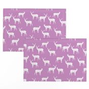 deer //  light purple fabric andrea lauren nursery pastel fabric andrea lauren