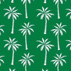 palm trees // green palms palm tree fabric tropical summer fabric 2017 green fabric