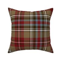 Stewart / Stuart tartan #2, 12" weathered