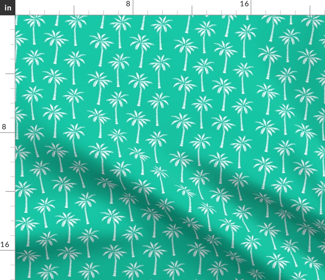 palm tree // bright green palms fabric palm tree fabric tropical palm prints