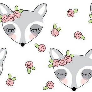 raccoons-with-pink-rosebuds-on-white