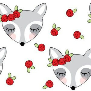 raccoons-with-red-rosebuds-on-white