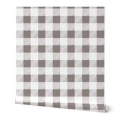 HandDrawn White and Gray BuffaloCheck