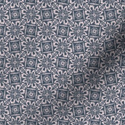 Off Kilter Square Damask Gray