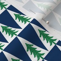 trees // navy and kelly green fabric nursery baby tree fabric andrea lauren baby boy nursery