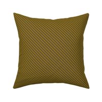 Diagonal Stripes - Yellow and Black