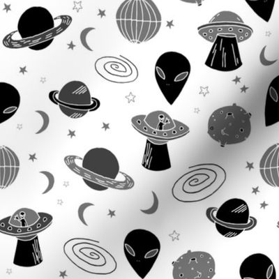ufo // aliens ufo space fabric 90s design aliens fabric outer space spaceship design andrea lauren fabric