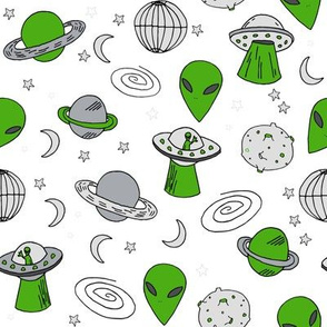 ufos // ufo alien fabric space ship spaceman fabric andrea lauren 90s fabric design