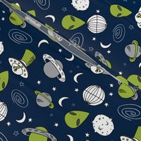 ufos // aliens fabric ufo design spaceship fabric ufo fabric 90s kids fabric