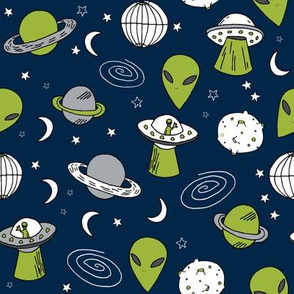 ufos // aliens fabric ufo design spaceship fabric ufo fabric 90s kids fabric