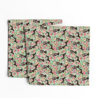 german shorthaired pointer floral fabric cute dogs design dog floral fabric