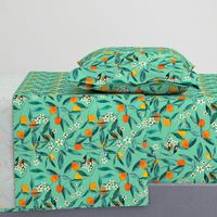 Orange Summer (Light Green)