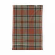 Stewart / Stuart tartan #3, 10" weathered ancient colors