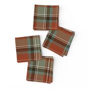 Stewart / Stuart tartan #3, 10" weathered ancient colors