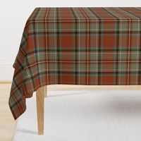 Stewart / Stuart tartan #3, 10" weathered ancient colors