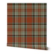 Stewart / Stuart tartan #3, 10" weathered ancient colors