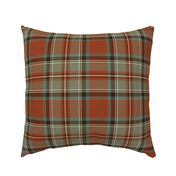 Stewart / Stuart tartan #3, 10" weathered ancient colors