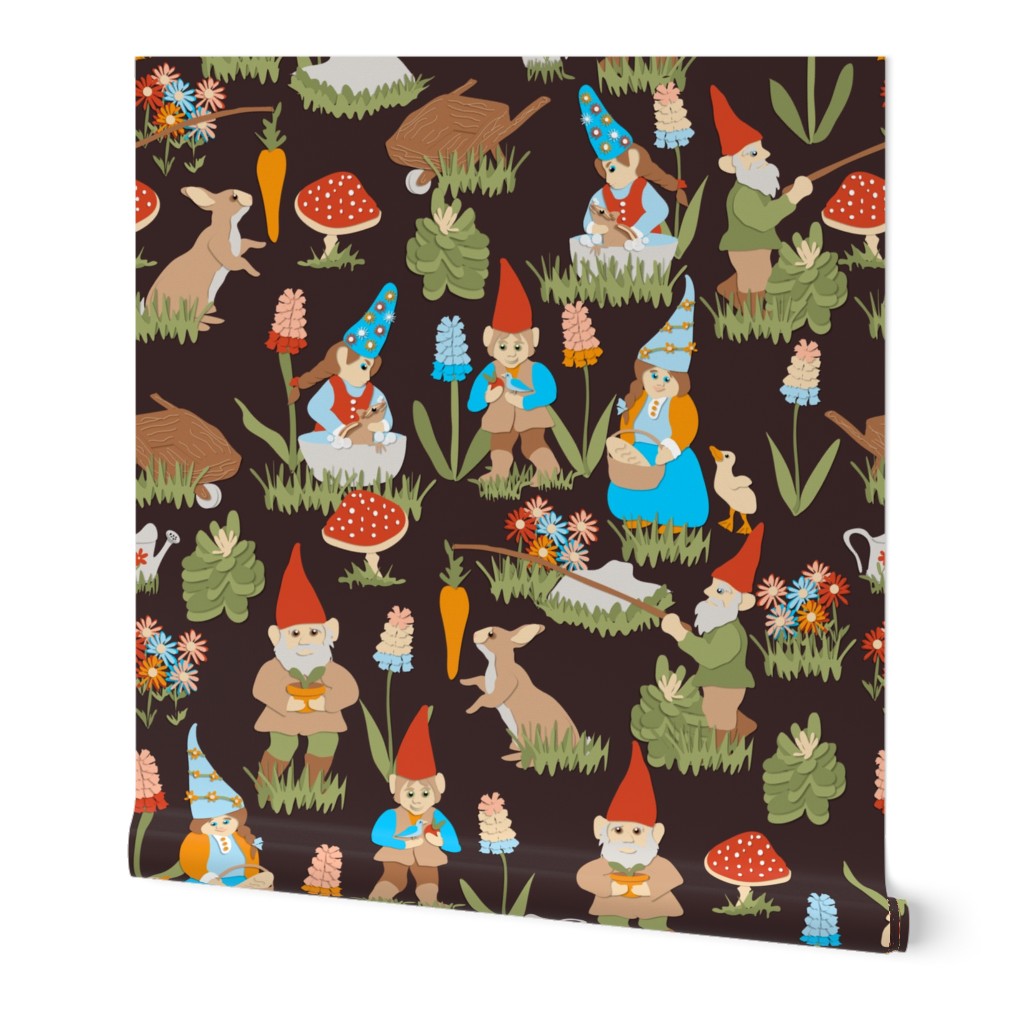 Gnaturally Gnomes on Brown