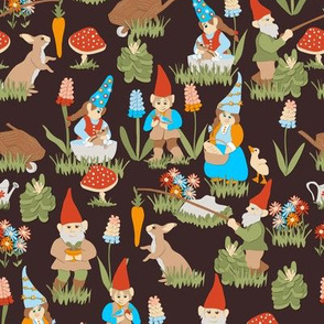 Gnaturally Gnomes on Brown