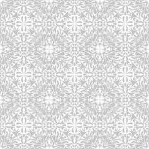 Grey mosaic on white