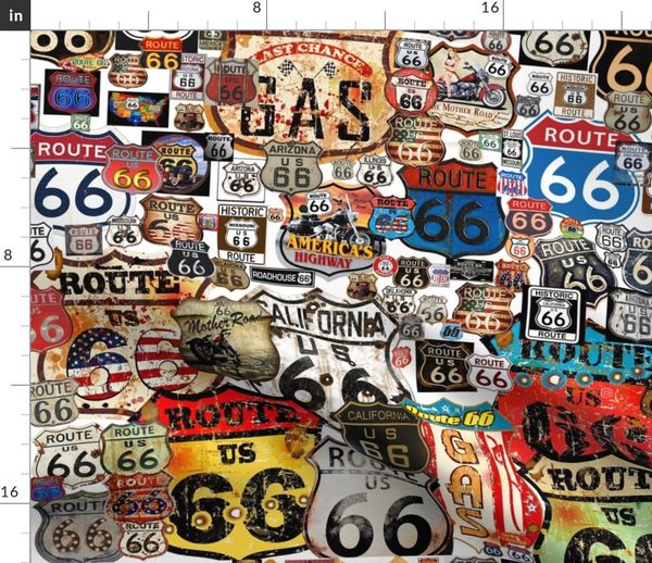 Route 66 - Spoonflower