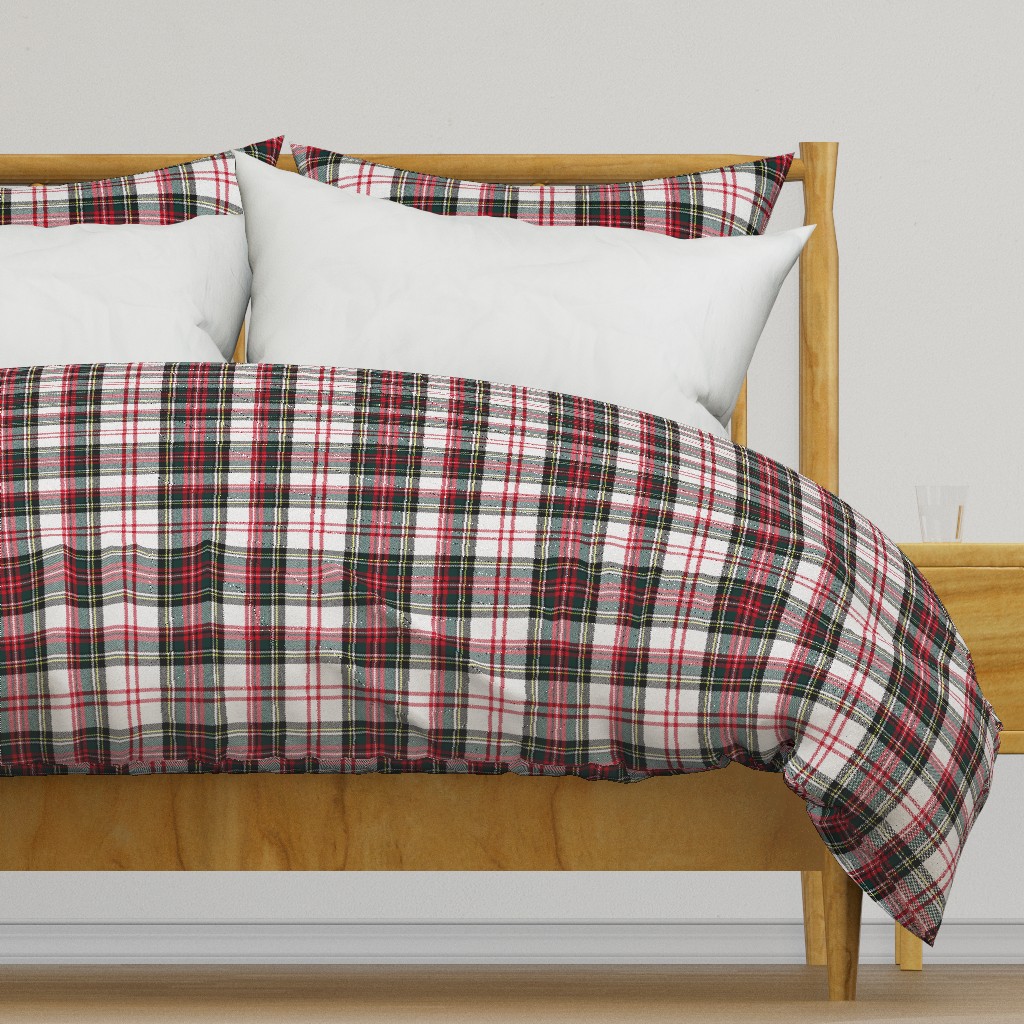 Stewart tartan white plaid outlander