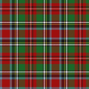 Prince Charles Edward / Stewart / Stuart tartan  from 1880 - 10" modern colors