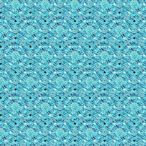 Blue Wave Star Pattern